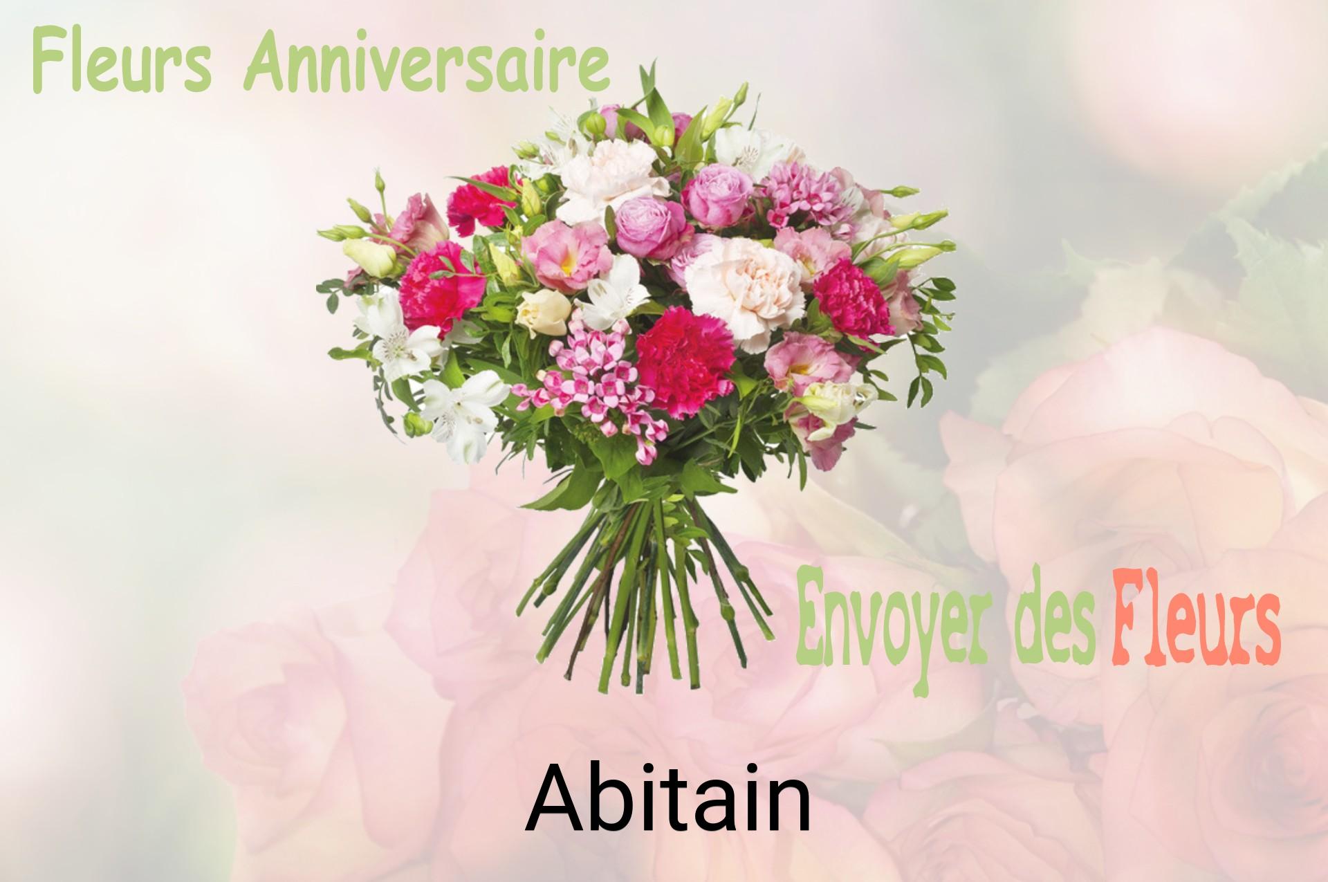 Bouquet de fleurs d’anniversaire livré à Abitain